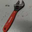 Adjustable Wrench Set Pipe Spanner: 6" 8" 10" Wide Jaw Black Oxide Wrench With Cushion Grip, Laser Marked Metric & SAE Scales, CR-V Steel for Professional