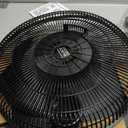 BLACK+DECKER 16 Inches Stand Fan with Pedestal Base, Height Adjustable Pedestal Fan with Remote and Touch Control Panel, Free Standing Fan with 90-Degree Oscillating and 3-Speed Settings, Black