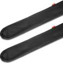 equlup Tent Pole Bag, 2 Pcs Camping Storage 210T Lattice Cloth Walking Bag Portable Picnic Tent Storage Bag 80x19cm 31.5x7.5in Trekking Poles Carrying Bag for Camping