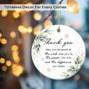 6 x Thank You Gifts for Women 2025 - Thank You Christmas Ornament, Appreciation Gifts for Friends, Coworkers, Mom, Unique Retirement Gift for Bosses, Mentors, Coach