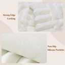 Pet Couch Covers for Sofa Washable Non Slip Dog Couch Cover Protector Pet Friendly Mat for 3 Cushion Sofa (Off White, 27.6" x 59.06")