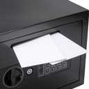 Barska Digital Depository Safe 0.57 Cu. Ft Front-Load Drop Box for Cash, Money & Mail, Multi-User PIN Code Lock, Steel Construction, Anti-Pry Hinges, Backup Keys, Ideal for Business or Office