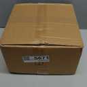 Salad Bowl with Lid, 12" Extra Large Bamboo Fiber Salad Bowl with Servers Set for Kitchen, Nature Bamboo Mixing and Serving Bowl with Lid, Spoon and Fork for Fruits,Salads and Vegetables (White)