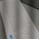 Wireless Keyboard and Mouse Combo, Full-Sized Wireless Keyboard and Adjustable DPI Mouse, 2.4GHz USB Receiver, Silent Keyboard and Mouse for PC, Windows, MAC, Desktop, Laptop(Purple)