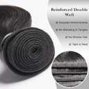 ASHINE Human Hair Bundles Body Wave, Unprocessed Cambodian Raw Hair Bundles for Women Natural Black 20 22 24 Inch, Keep Soft and Silky After Multiple Washes
