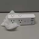 PD 30W Surge Protector Outlet Extender, Rotating Plug, One Beat 6 AC Multi Plug Outlet with 3 USB Ports (1 USB C), 1800J, 3-Sided Swivel Power Strip with Spaced Outlet Splitter for Home Office Dorm