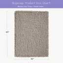 Bigacogo Chunky Knit Throw Blanket for Couch, 40x60 inches, 100% Hand Knitted with Thick Jumbo Chenille Yarn, Cozy Soft Large Rope Knot Cable Crochet Blankets for Sofa Bed Living Room, Taupe, 40"x60" (Medium Size Throw