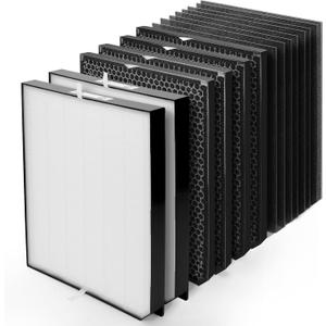 3500 Replacement Filters Compatible with 3000 Serie Air Purifier - fits AD3000 AD3500 AD3500i, 2 Efficiency Filter + 4 VOCs Filter + 8 Pre-Filters, Compare to ADF3001 ADF3002 ADF3003