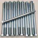 (5) Hex Head Cap Screws 5/8-11 x 10 Grade 5 Bolts Zinc Plated 10"