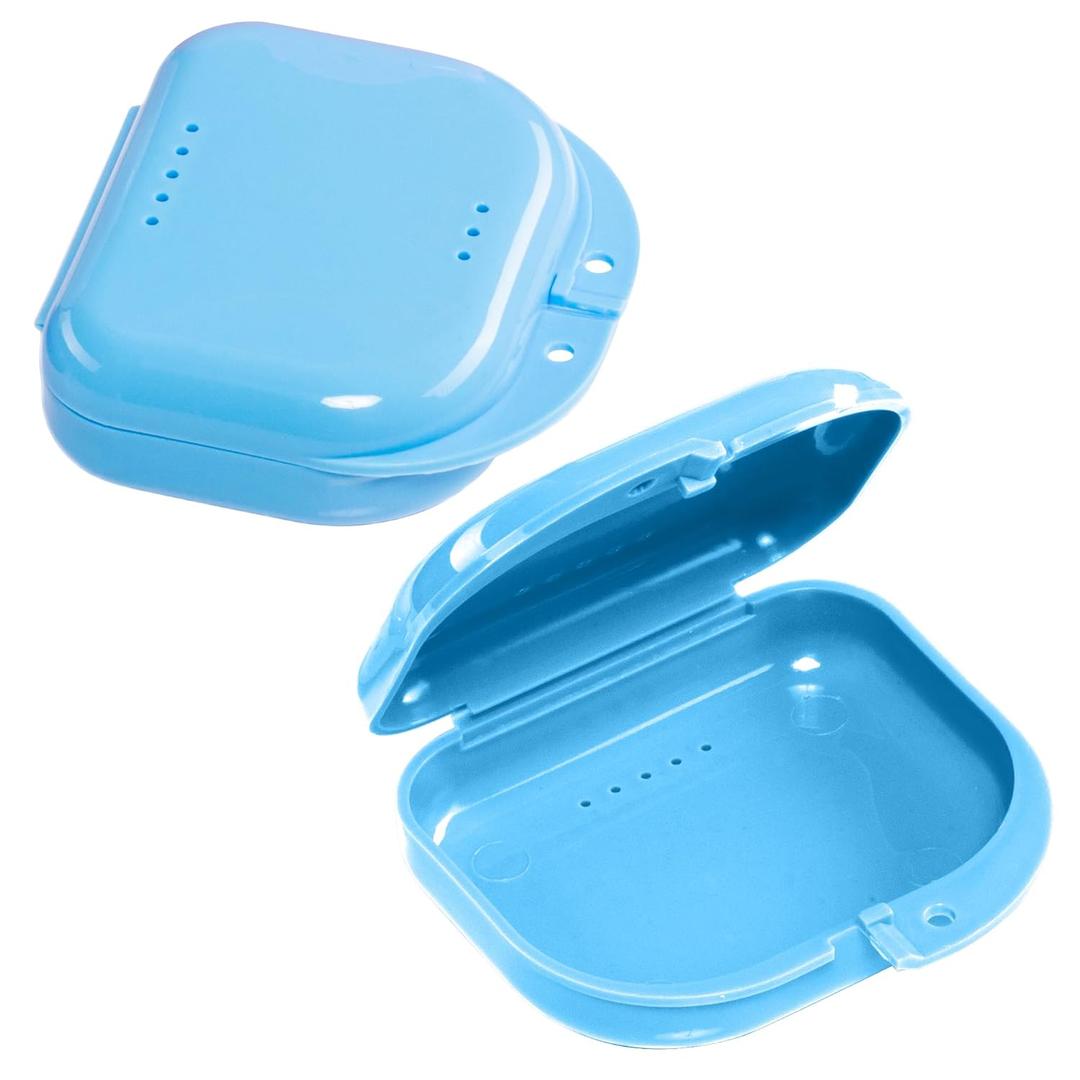 LIGHT BLUE NIGHT GAURD RETAINER CASE / MOLD