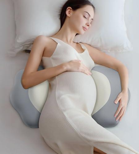Memory Foam Pregnancy Pillows for Sleeping, Side Sleeper Maternity Pillow Support for Back Belly HIPS, Adjustable Wedge Pillow for Pregnant Women, Side Sleeping Pregnant Pillows with Pillowcase