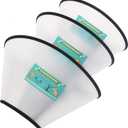 GLADOG Soft Dog Cone Collar, 3 PCS (XL is Only 1 PCS) Flexible Plastic Cone for Dogs After Surgery, Dog Recovery Collar, Adjustable E-Collar for Large Dogs Cat, Comfy Elizabethan Collar