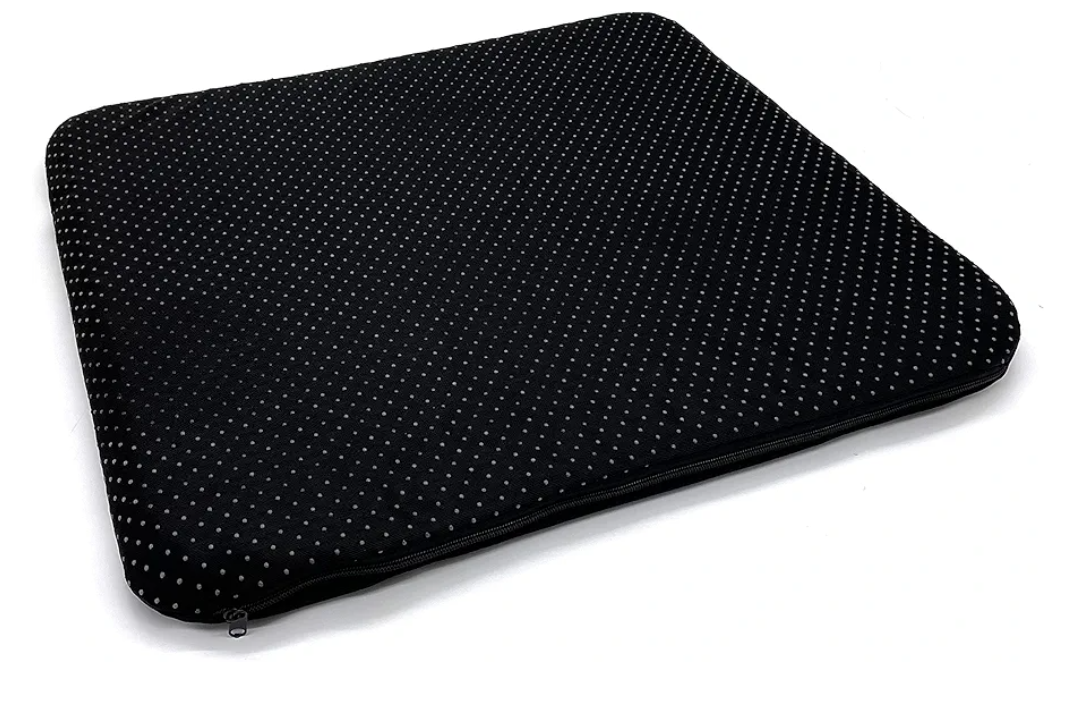 Jaegvida Silicone Seat Cushion Breathable Gel Egg Seat Cushion with Non-Slip Cover for Office Chair Car and Wheelchair (Black)