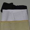 3 PCS Breast Augmentation Post Op Bra Band, Breast Implant Stabilizer Band Breast Implants Post Surgery Supplies, Adjustable Chest Compression Wrap for Breast Augmentation Reduction, No-Bounce