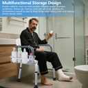 Shower Chair Caddy, Shower Caddy For Chair, Bathroom Showers Basket for Elderly, Pregnant, Patient, Handicap