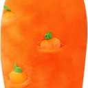 MMTTAO Carrot Plush Toy Vegetable Stuffed Animal Pillow Carrot Plushie Toy Stuffed Cute Soft Plushies Collection Fluffy Hugging Plush Pillow Cushion Home Decoration Gift for Kids Girls Boys, 28Inches