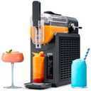 Iceman Slush-Ease Slushie Machine, Frozen Drink Maker & Slushy Machine with 5 Presets + Custom Option, Easy-Dispensing Lever for Frozen Margaritas, Frappes, and Slushies - Black