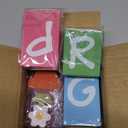 Pechpell Set Of 6 Wooden Spring Signs Letter Blocks, Wood Spring Table Decoration Indoor, March Seasonal Tiered Tray Tabletop Shelf Mantel Desk Home Decor