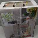 Masticating Juicer Attachment for KitchenAid Stand Mixer, 4.2" Large Feed Chute Fit Whole Vegetables & Fruits, Slow Cold Press Juicing, Includes 2 * 28oz capacity cups and blade replacement