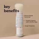 Roe Wellness- SPF 50 Powder Sunscreen Mineral-Based, Non-Toxic Brush-on For Kids, Adults & Babies | For Scalp, Face & Body (Reef Safe)