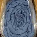 Love's cabin California King Size Quilt Bedding Set Misty Blue Bedspreads - Cal King Lightweight Bedspread Comforter - Coin Pattern Coverlet for All Season - 3 Pieces (1 Quilt, 2 Pillow Shams)