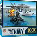 MasterPieces 1000 Piece Jigsaw Puzzle for Adults - U.S. Navy Patriotic Puzzle - 19.25"x26.75" - Adult Jigsaw Puzzles 1000 Pieces