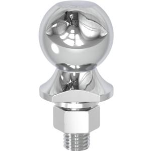 BIG RED ATRLY2019R Torin Trailer Hitch Ball, 2 Inch Diameter, 1.75 Ton (3,500 lbs), 3/4 x 1-3/4-Inch Shank, White