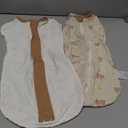 Baby Swaddle 0-2 Months, Cotton Arm-In Zipper Sleep Sack, Wearable Blankets Wrap for Newborn Infant Girls, Boys (Bear, Star Moon, Pack of 2)