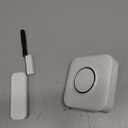 Door Chime, Satisure Wireless Door Open Contact Sensor Alarm Chime with 600 FT Range 58 Chimes 5 Volume Levels LED Indicators, Door Ringer Alert for Business/Store/Home/Office When Entering (White)