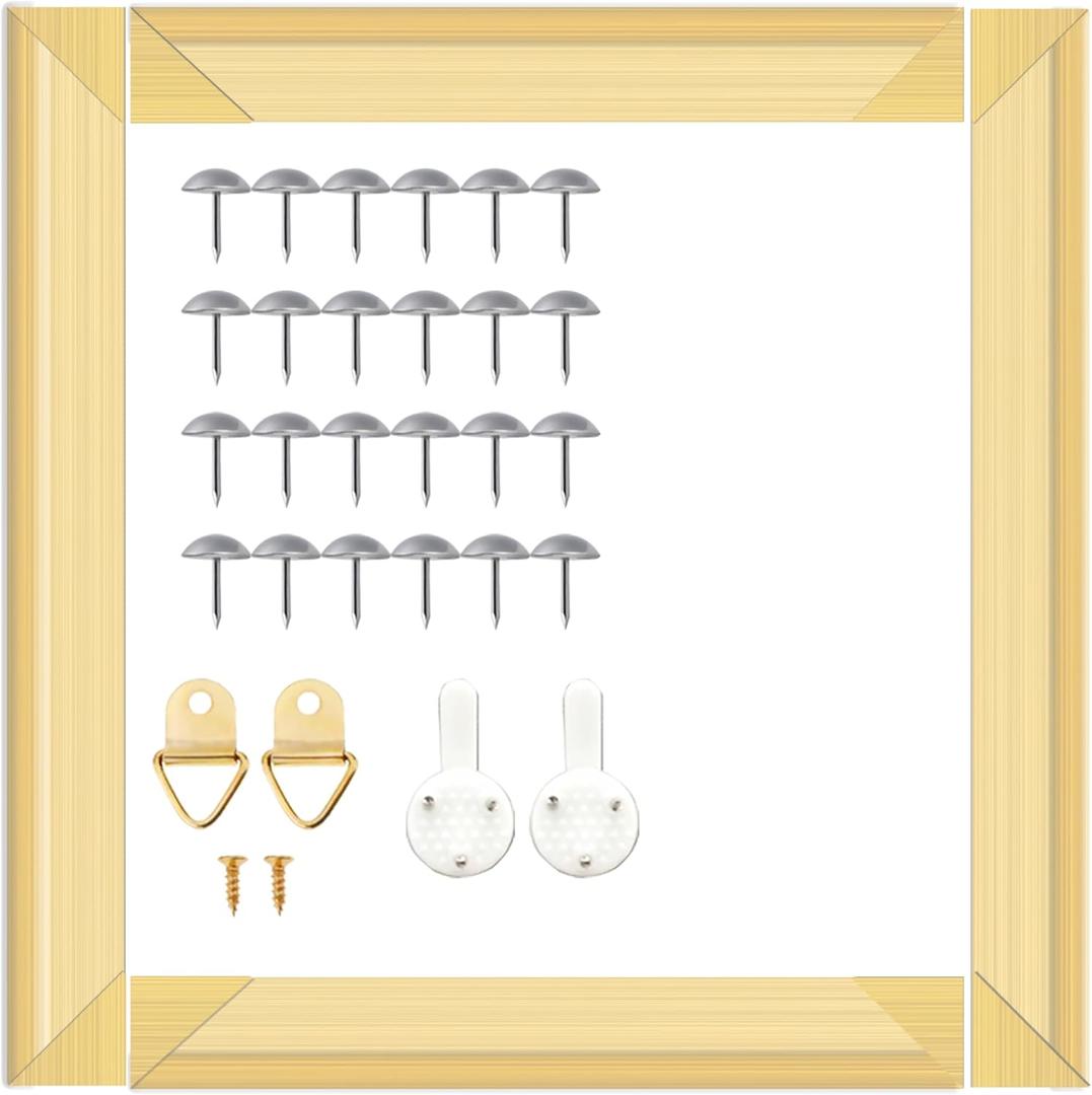 ECOIOU DIY Canvas Mini Stretcher Bars 6x6 Inch Canvas Frame, Sturdy Stretcher Frames for Oil Paintings, Prints, Paint by Numbers & Posters(Need Extra Size to wrap Around The Frame)