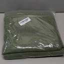 MIULEE Faux Linen Curtains 84 Inch Length 2 Panels Natural Olive Green Semi Sheer Curtain with Back Tab Rod Pocket, Light Filtering Window Privacy Burlap Drapes for Living Room Bedroom 42W x 84L