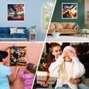 WEUOPG 4 Pack 4th of July Diamond Painting Kits for Adults, Independence Day Eagles Diamond Art Kits, Full Drill Diamond Art with 5D Round Diamonds, DIY Gem Painting Kit for Home Wall Decor 14x14inch