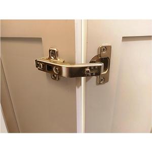 Lazy Susan Cabinet Hinges 2 Pack, 135 Corner Cabinet Door Hinges for Folding Doors, Stainless Steel Kitchen Cabinet Hardware (Non Soft Close)