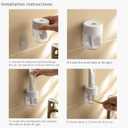 So Nice Toothpaste Dispenser Wall Mounted Bathroom Automatic Toothpaste Squeezer,Visualization of Toothpaste Flow Rate
