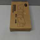 Adjustable Universal Pot Lid Holder Organizer for Cabinet - Upgraded Patented 6 Pack Pan Lids Organizers Inside Door Wall Mount Pots Top Rack for Kitchen Cupboard Fit 6" to 13" (Black)