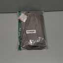 Design by Olivia Women's Relaxed Boot-Cut Office Pants Trousers Slacks (Large, A Heather Khaki)