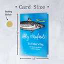 30 x Fishing Fathers Day Card Gifts for Men, Fisherman Cards Gift for Dad, Husband, Son, Brother, Grandpa, Grandfather Perfect Pun Father's Day for Fishing Lovers, Mix