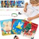 JoyCat Science Paper Circuit Kit for Kids Ages 8-12, STEM Toys with Glow Vibrate Spin Modes, Educational Electronics Kit with 18 Fun Theme for Boys & Girls, DIY Paper Card for Birthday Christmas Gift