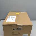 Bathroom Light Fixtures, Brushed Nickel Vanity Lights with Flared White Fabric Shade, 3 Light Wall Sconce, Modern Sconces Wall Lighting for Hallway Bedroom, VL837-BN-3