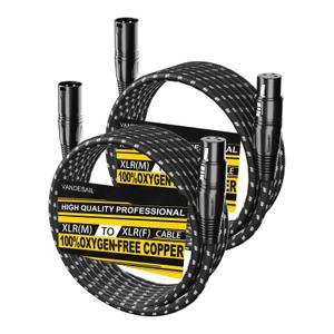 Cables, 1 Pack Microphone Cable 6 Ft