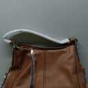 Realer Hobo Crossbody Bags for Women Designer Faux Leather Hobo Handbags Retro Large Size Shoulder Bag Bucket Purse