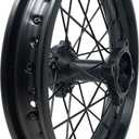 MYK Wheel Rim Rear 1.85x14" fits tire 90/100-14, Compatible with Tao Tao DB17 and many other models Dirt Bike Off Road Motorcycles 125cc
