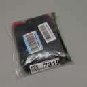 ColorGround Womens Short Black Prestyled Curly Cosplay Costume Wig (Black(with bowknot))