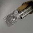 Exclusive Home Curtains ER1012-01 66120 Ogee 1" Curtain Rod and Finial Set, 66"-120", Matte Silver