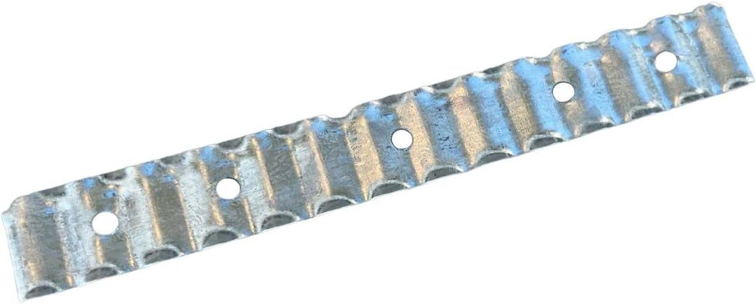 Sandbaggy Corrugated Brick Wall Tie (0.88" W x 6.56" L) - 22 Gauge Steel - Rust Resistant (Brick Ties, Corrugated, Galvanized Steel, 100, 0.88" x 6.56", CBT)