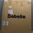 BABELIO Safety Gate Door Fits for Stairs, Narrow and Wide Doorways with Auto Close, Easy Install, No Drilling, Pressure Mounted for Baby, Child, Pets, Dog/Puppy, 26''-40'', White