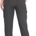 Women's Cargo Joggers Lightweight Hiking Pants Athletic Outdoor Travel Pants Workout Running Pants (XS)