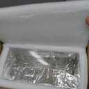 Acrylic Makeup Organizer,Clear Cosmetic Brush Storage Box With 3 Brush Holders,with Dust Cover, Large-capacity Split Design can Quickly Organize the Desktop (with3 bags of white pearls