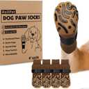 Double Sides Non-Slip Dog Socks to Prevent Licking Paws - Strong Traction for Paw Protector, Senior Dogs, Hardwood Floors, Dog Booties with Grippers - Size Medium (Medium(Pack of 4))