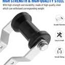Venussar 4inch/5inch Adjustable Keel Roller with Panel Bracket Assembly